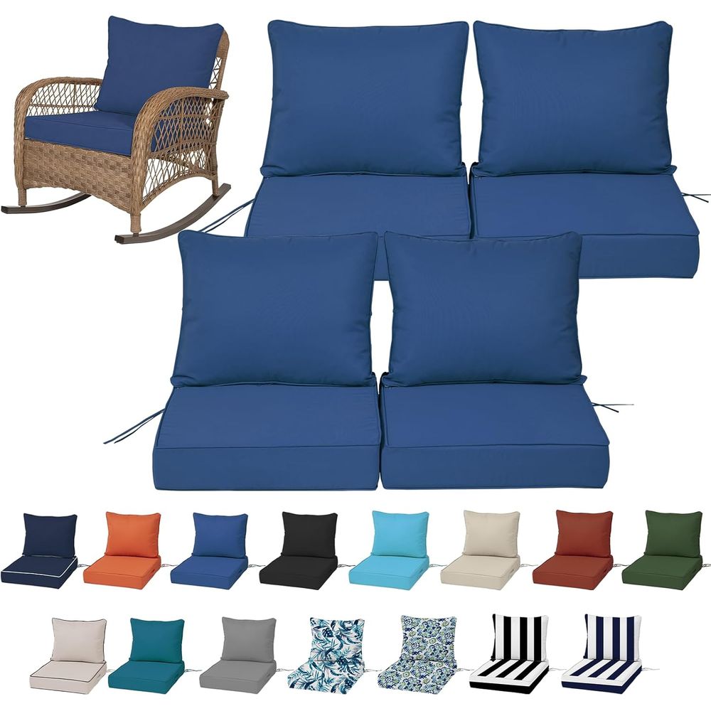 Outdoor Furniture Patio - Набор из 4-х глубоких уличных подушек