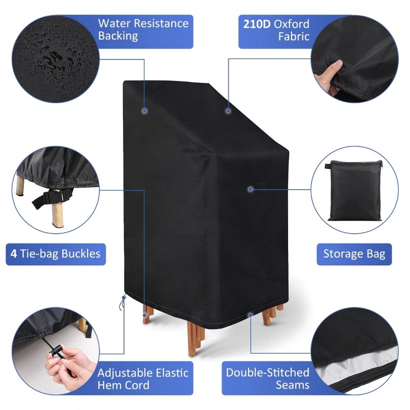 Outdoor Furniture Covers - 1/2/шт. Чехол для складного стула, водонепроницаемый,