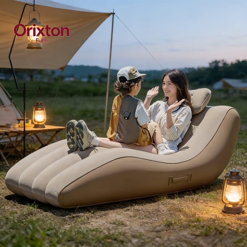 Outdoor Furniture Pillows - Надувное портативное кресло-шезлонг для улицы -