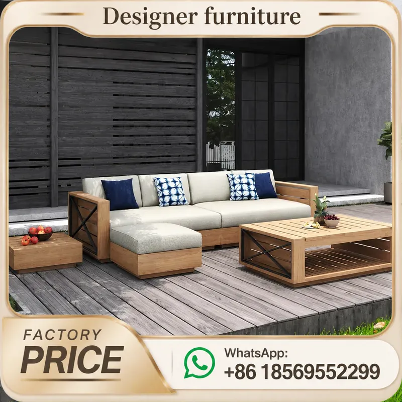 Outdoor Daybed Furniture - Садовый шезлонг из массива тика с