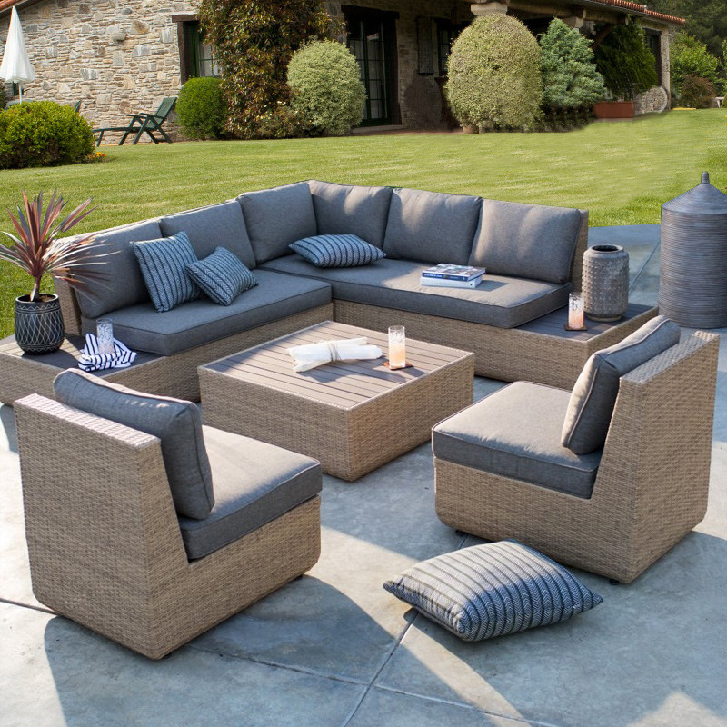 Outdoor Furniture For Sale - Уличный диван из ротанга для патио,