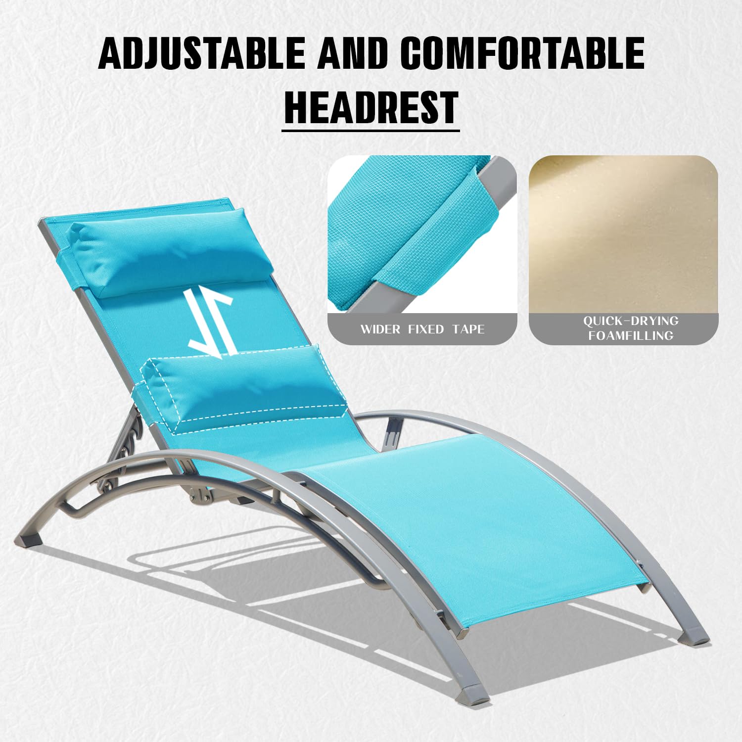 Алюминиевые уличные шезлонги д – обзор и цена Deck Chair Lounger