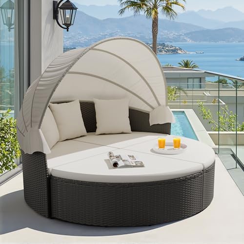 Уличная круглая кушетка для па – обзор и цена Outdoor Daybed Furniture