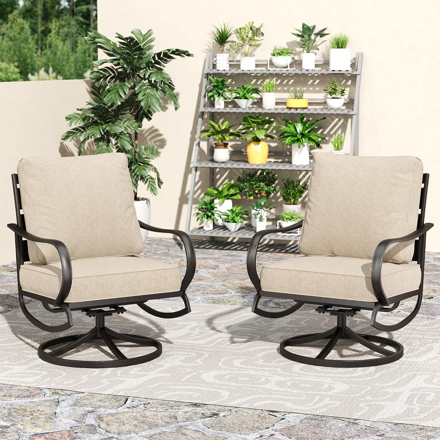 Поворотные садовые кресла, 2 ш – обзор и цена Deck Chair Lounger