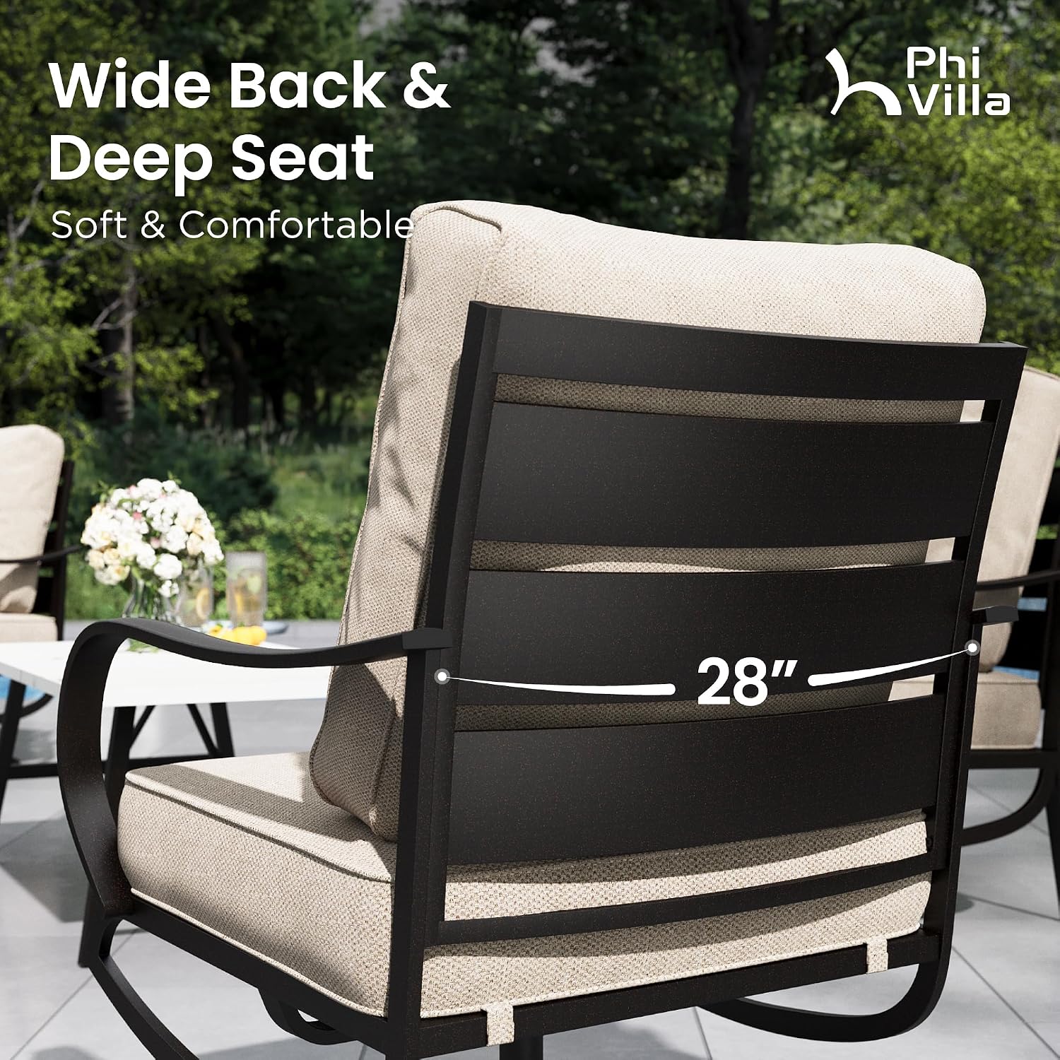 Поворотные садовые кресла, 2 ш – обзор и цена Deck Chair Lounger