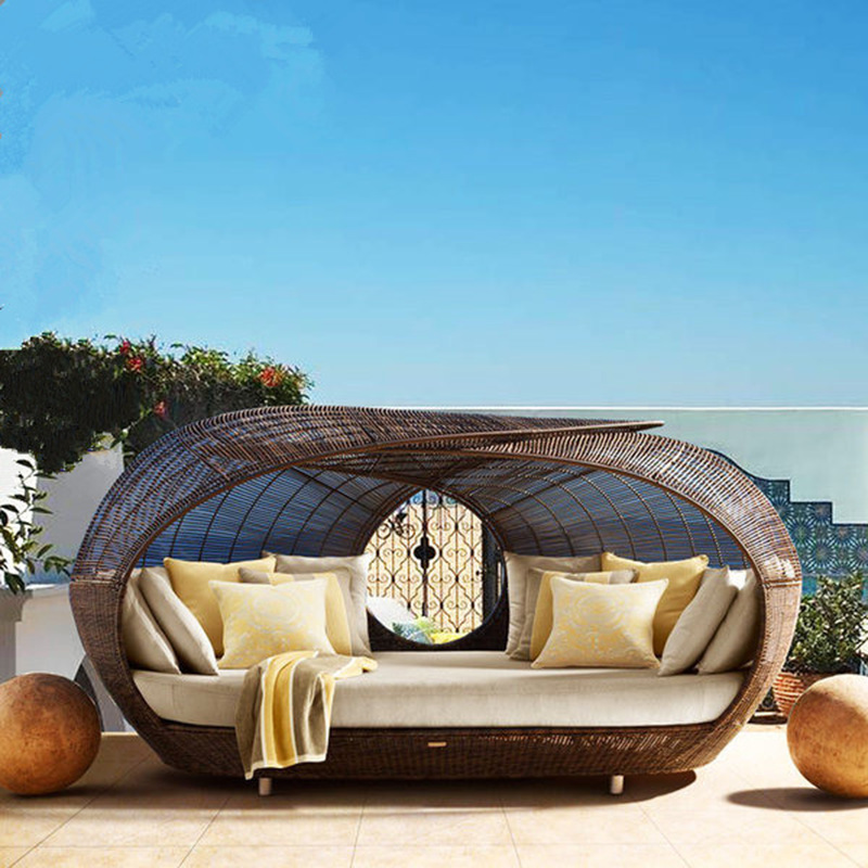 Плетеная полукруглая кушетка и – обзор и цена Outdoor Furniture For Sale