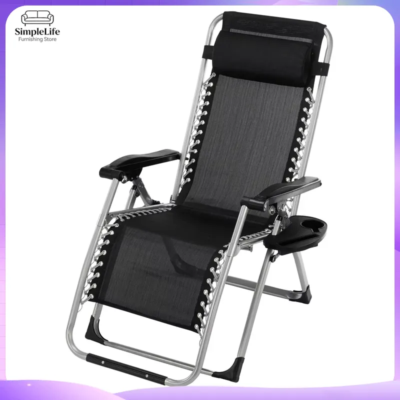Регулируемый складной шезлонг  – обзор и цена Deck Chair Lounger