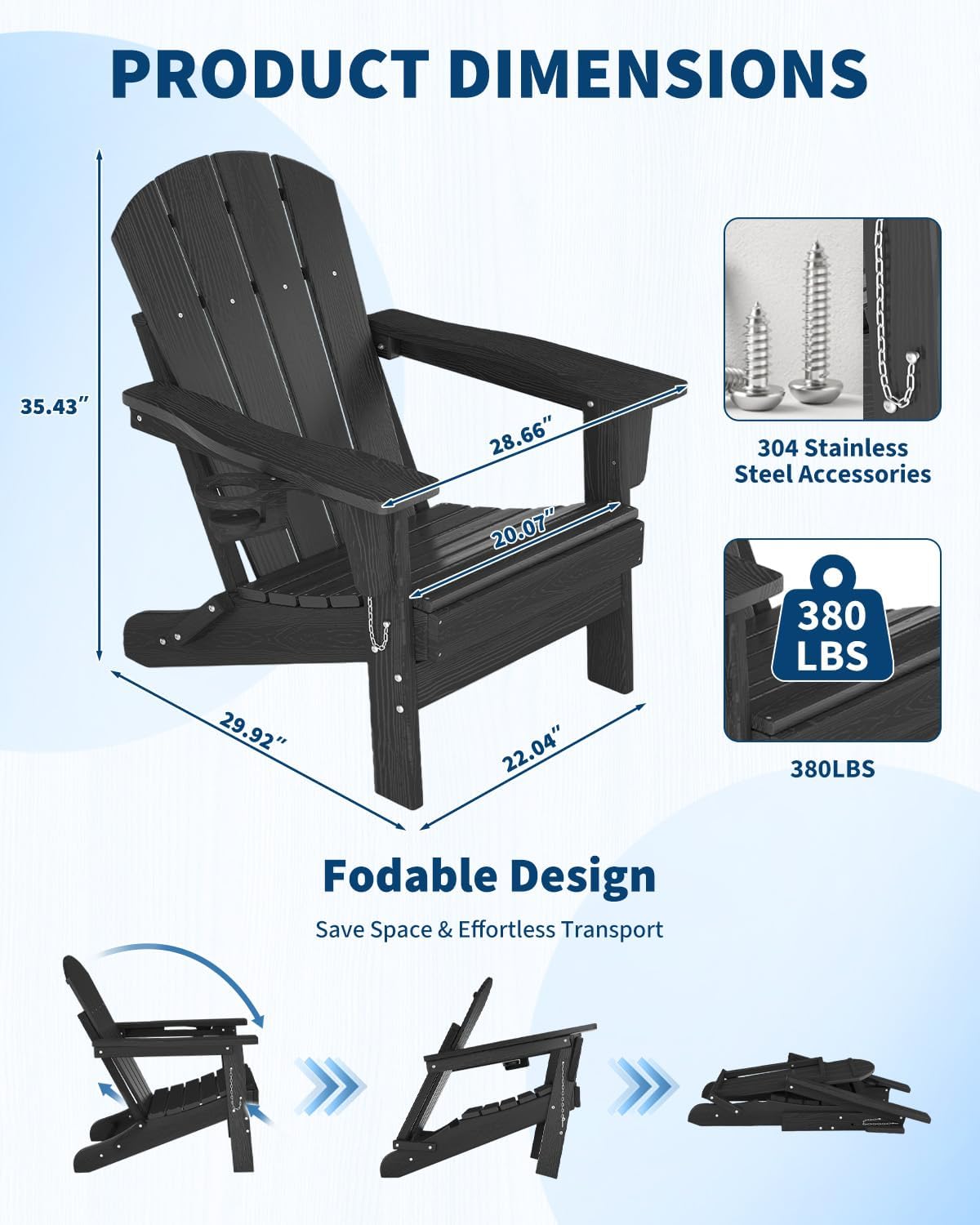 Складное кресло Адирондак из H – обзор и цена Deck Chair Lounger