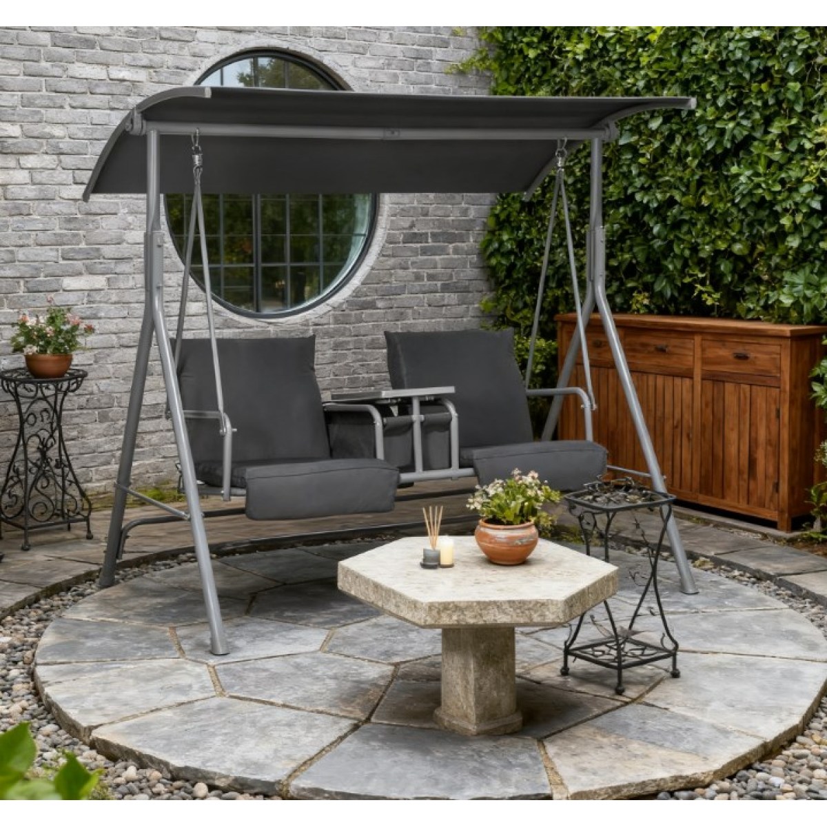 Садовые качели-диван, уличные  – обзор и цена Outdoor Furniture Patio