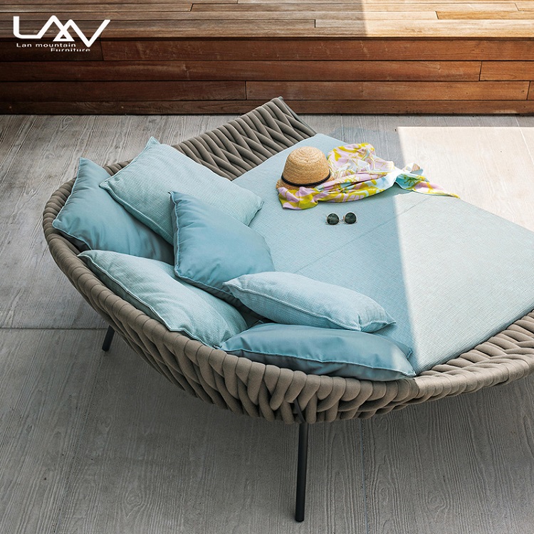 Современная уличная плетеная к – обзор и цена Outdoor Daybed Furniture