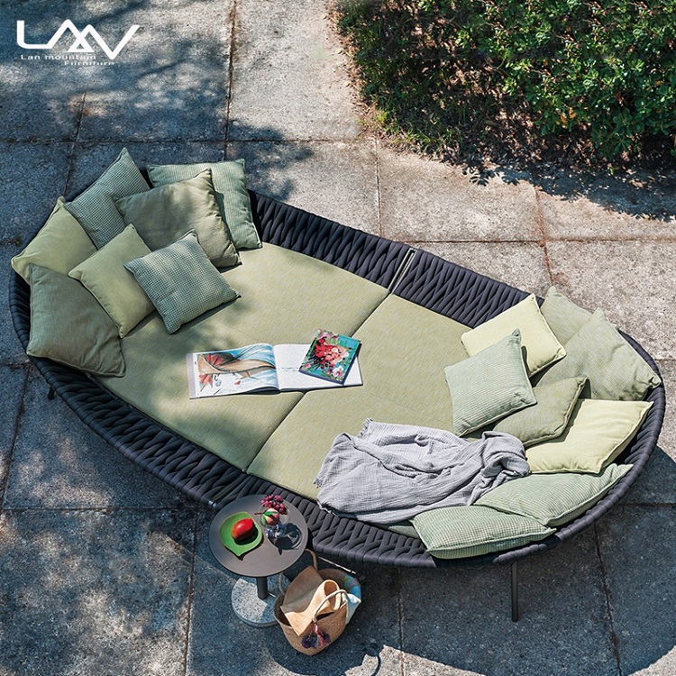 Современная уличная плетеная к – обзор и цена Outdoor Daybed Furniture