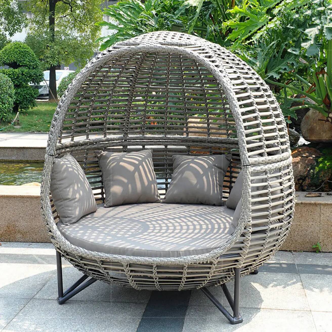 Садовая кушетка-шезлонг Nordic – обзор и цена Outdoor Daybed Furniture
