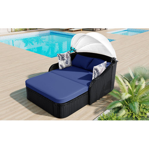 Уличная кушетка 79,9 дюйма с р – обзор и цена Outdoor Daybed Furniture