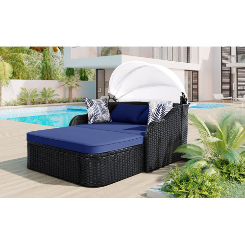 Уличная кушетка 79,9 дюйма с р – обзор и цена Outdoor Daybed Furniture