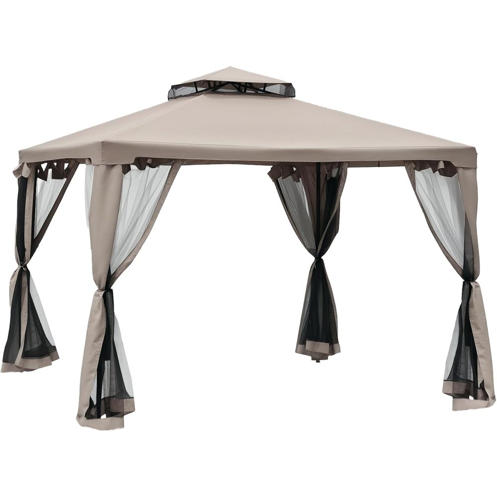Садовая беседка 9,6' x 9,6' с  – обзор и цена Outdoor Furniture Patio