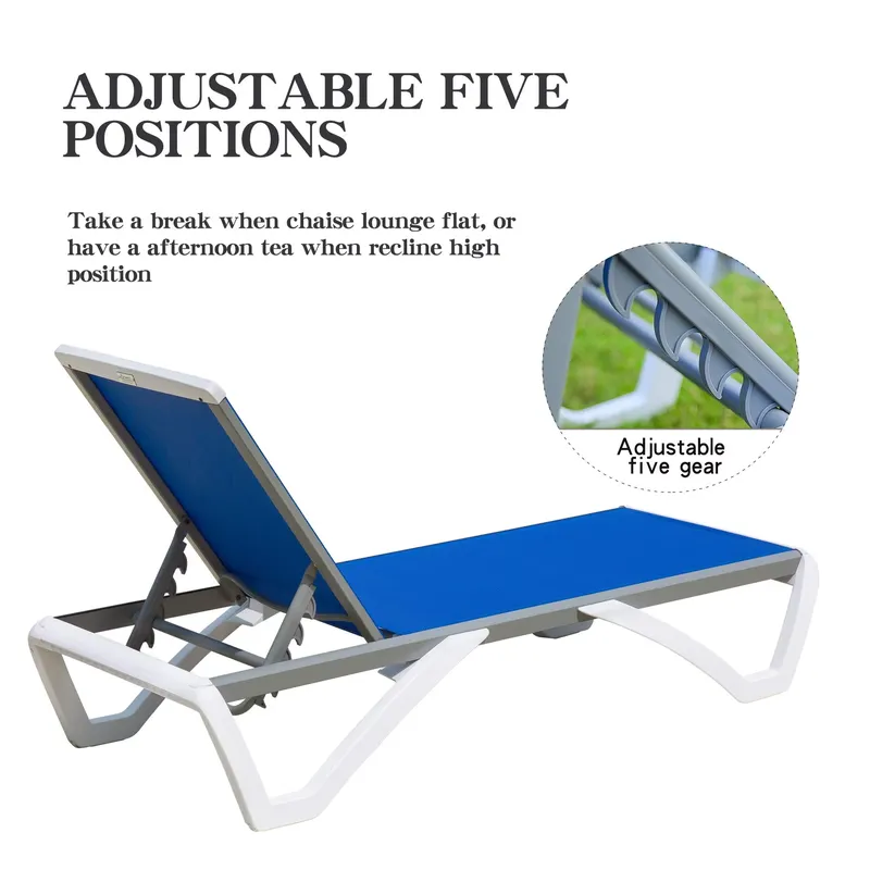 Современный регулируемый шезло – обзор и цена Deck Chair Lounger