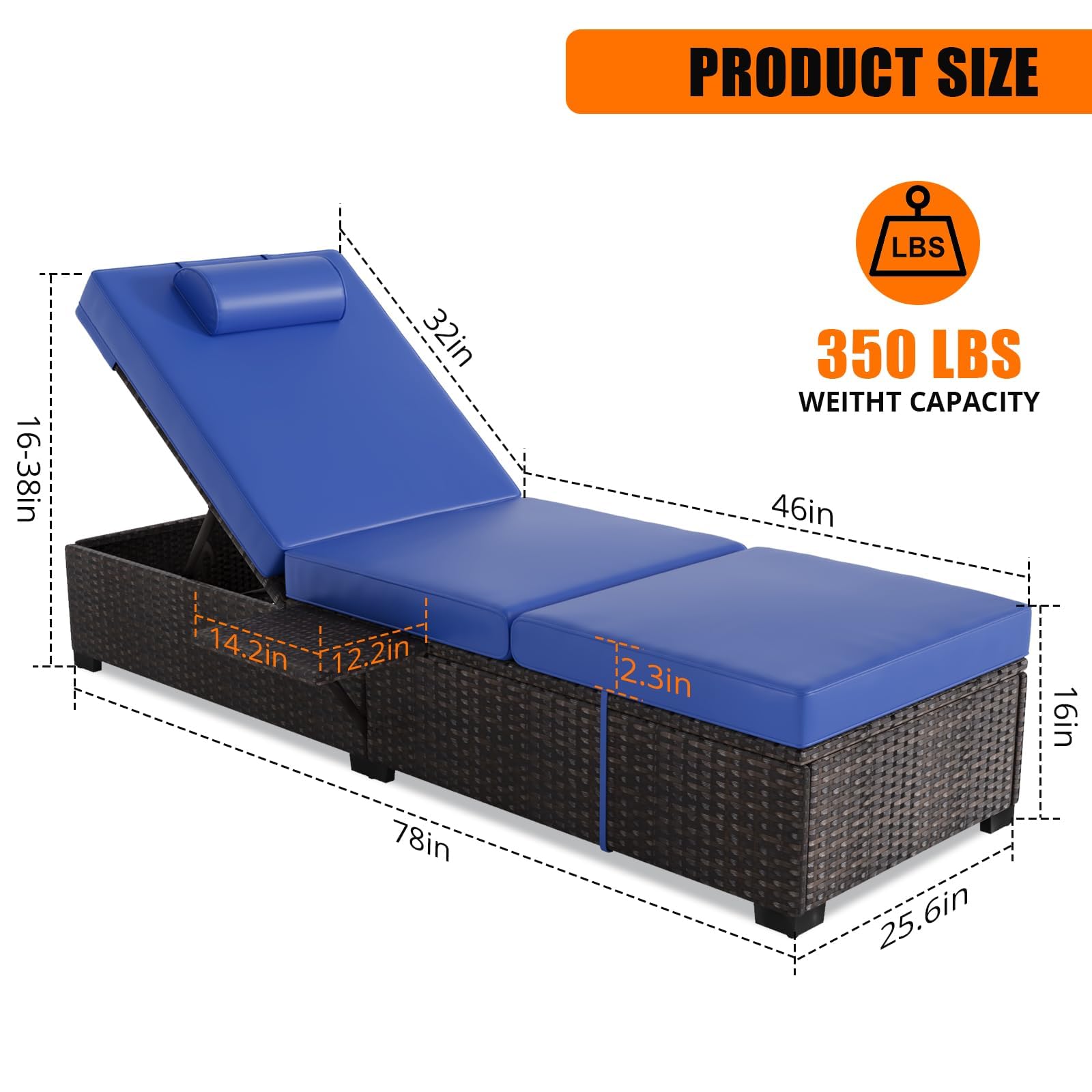 Комплект из 2 уличных шезлонго – обзор и цена Deck Chair Lounger